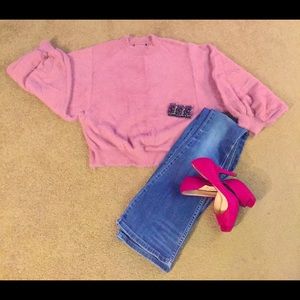 Oversized Cropped Super Soft Sweater🎀